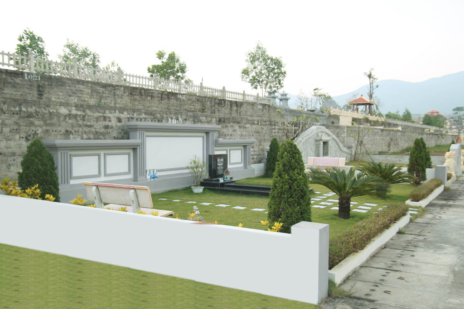 lac hong vien, lạc hồng viên, khuôn viên 35m2 mộ gia đình nhỏ