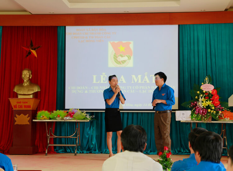 thành lập Chi đoàn Chi nhánh Công ty Cổ phần Đầu tư XD&TM Toàn Cầu – Lạc Hồng Viên 4