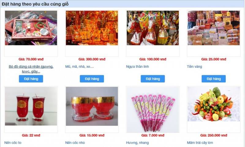 Dịch vụ cúng online