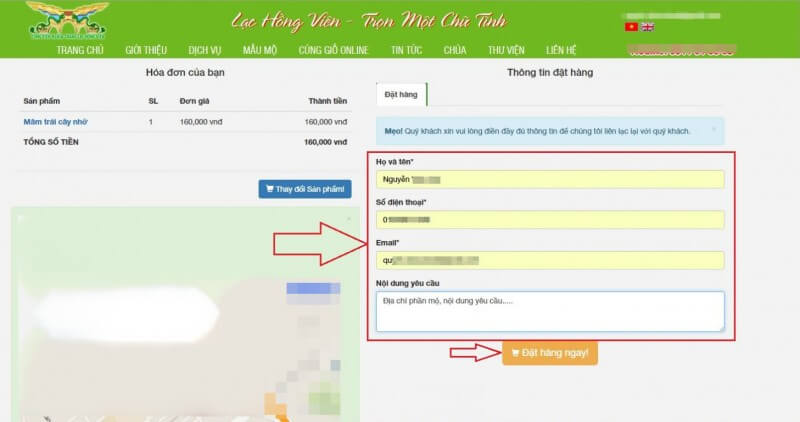 Dịch vụ cúng online 2