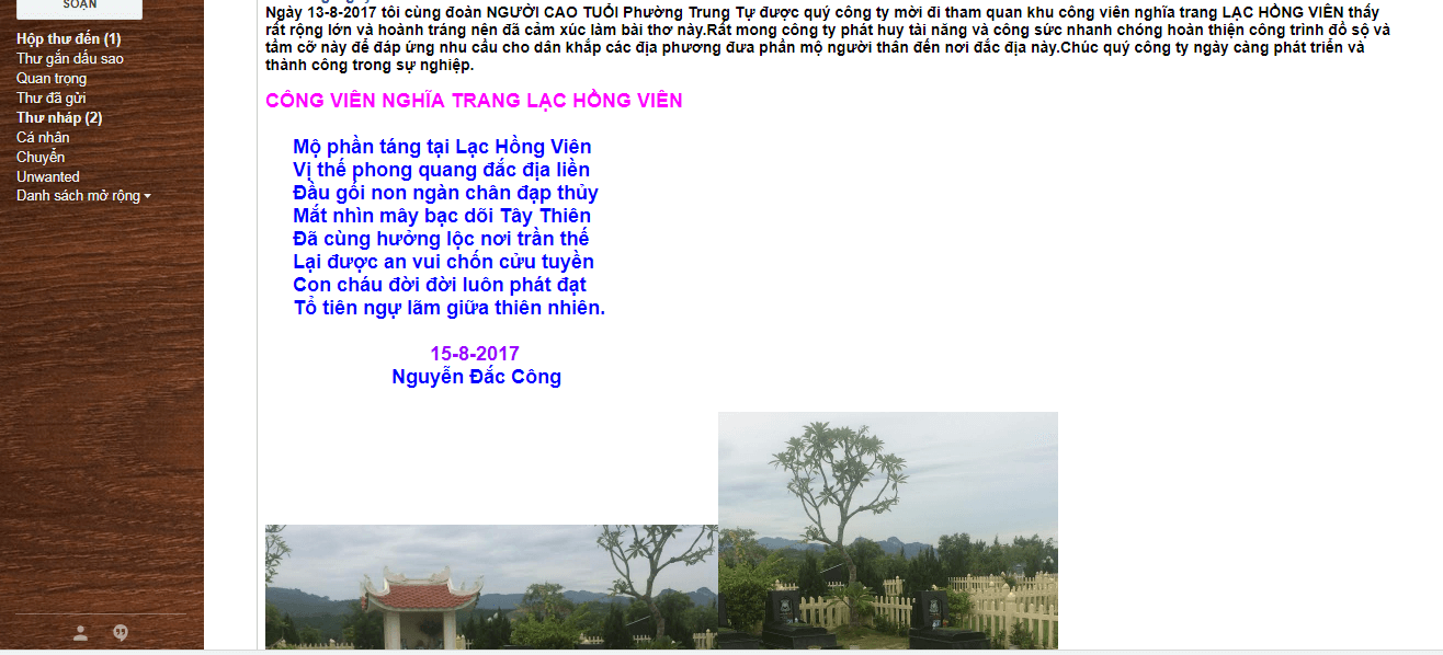 thơ tặng lạc hồng viên